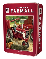 Farmall Puzzle in a Tin "Feeding Time" 1000 pc Puzzle