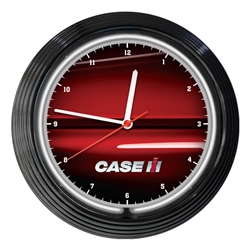 Case IH Bonnet Neon Clock
