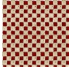 Farmall Hometown Life Check - Red Cotton Fabric