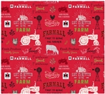 Farmall Chalkboard Allover - Red