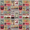 Farm to Table Vintage Poster Cotton Fabric