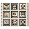Farm Pictures Patches Fabric