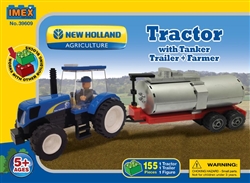 New Holland Tractor & Tanker Trailer Block Set