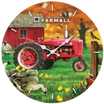 IH Farmall Wood Clock