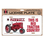IH 'This is Red Tractor Company' License Plate