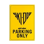 Ski-Doo Parking Only Sign