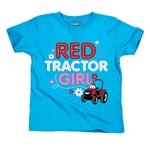 Toddler Red Tractor Girl T-Shirt - Blue