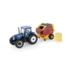 1:64 New Holland T6.180 Tractor with Roll-Belt 560 Round Baler - 2024 Farm Show - 50th Anniversary
