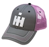 Case IH Ladies 3D Logo Gray & Pink Mesh Back Cap