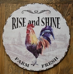 RISE AND SHINE, ROOSTER, FARM FRESH