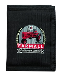 Black Farmall Model C Tri-Fold Wallet