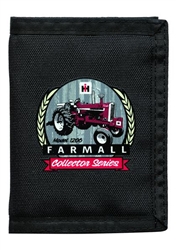 Farmall Model 1206 Black Nylon Trifold Wallet