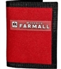 FARMALL RED NYLON TRIFOLD WALLET
