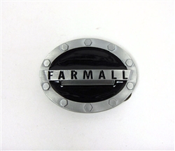 Farmall Raised Bolts Black Belt Buckle