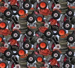 Farmall Packed Tires Cotton Fabric