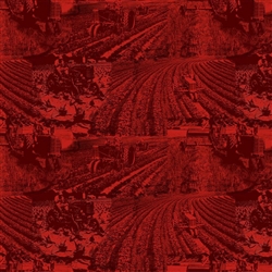 Farmall Toile Country Living - Red