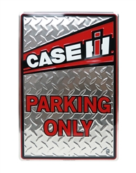 Case IH 18" Parking Only Metal Sign