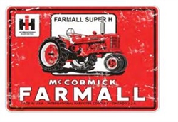 Farmall Super H Tin Sign