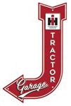 IH Tractor Garage Arrow