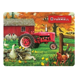 IH McCormick Farmall Tempered Glass Cutting Board