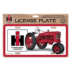 IH Tractor License Plate