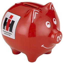 International Harvester Red Piggy Bank