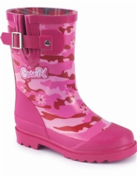 Case IH "Very Pink Camo" Youth Boot with Case IH Logo