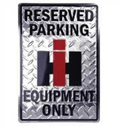 International Harvester Reserved Parking Sign