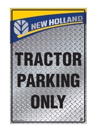 NEW HOLLAND Parking Sign