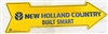 "New Holland Country" Arrow Tin Sign