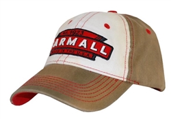 Farmall Distressed Tea-Stained Logo Cap