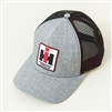 IH Heather Grey and Black Mesh Back Trucker Cap