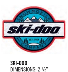 Ski Doo Magnet, 2.5" wide