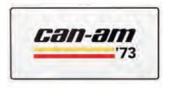 Can-Am License Plate