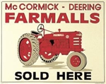 Farmalls Sold Here Tin Sign