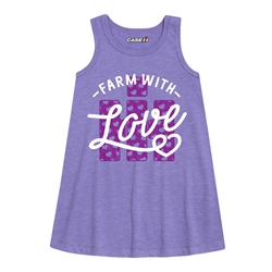 IH - Farm With Love Toddler Dress/Tank
