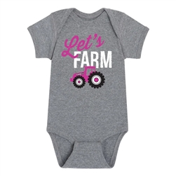 'Let's Farm' Infant One Piece