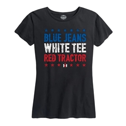International Harvester Women's 'Blue, White, Red'  T-Shirt