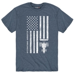 IH Tractor Plow Flag Men's T-Shirt