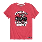 'Assistant Tractor Driver' Case IH Kid's Short Sleeve T-shirt