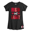 'Red and Sassy' Case IH Kid's Fitted Short Sleeve Tee