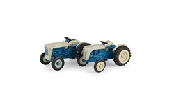 1/64 Ford 8N & Jubilee blue & gray set