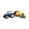 1:32 New Holland T6.175 Tractor with 561 Roll-Belt Round Baler