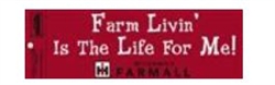 Farm Living is the Life for Me! Farmall Bumper Sticker