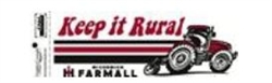 Keep it Rural Farmall Bumper Sticker
