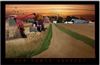 Lighted Picture - Red Power Harvest