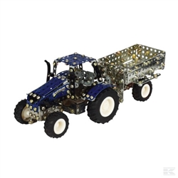 1/64th TRONICO T9561 New Holland T5-115 + trailer Metal Construction Kit