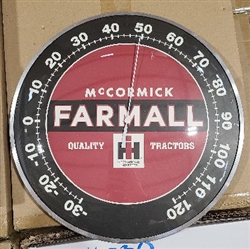Farmall Round Dome Thermometer