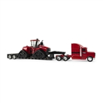 1:64 Case IH AFS Connect Steiger 620 Quadtrac with Semi and Lowboy Trailer