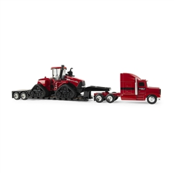 1:64 Case IH AFS Connect Steiger 620 Quadtrac with Semi and Lowboy Trailer